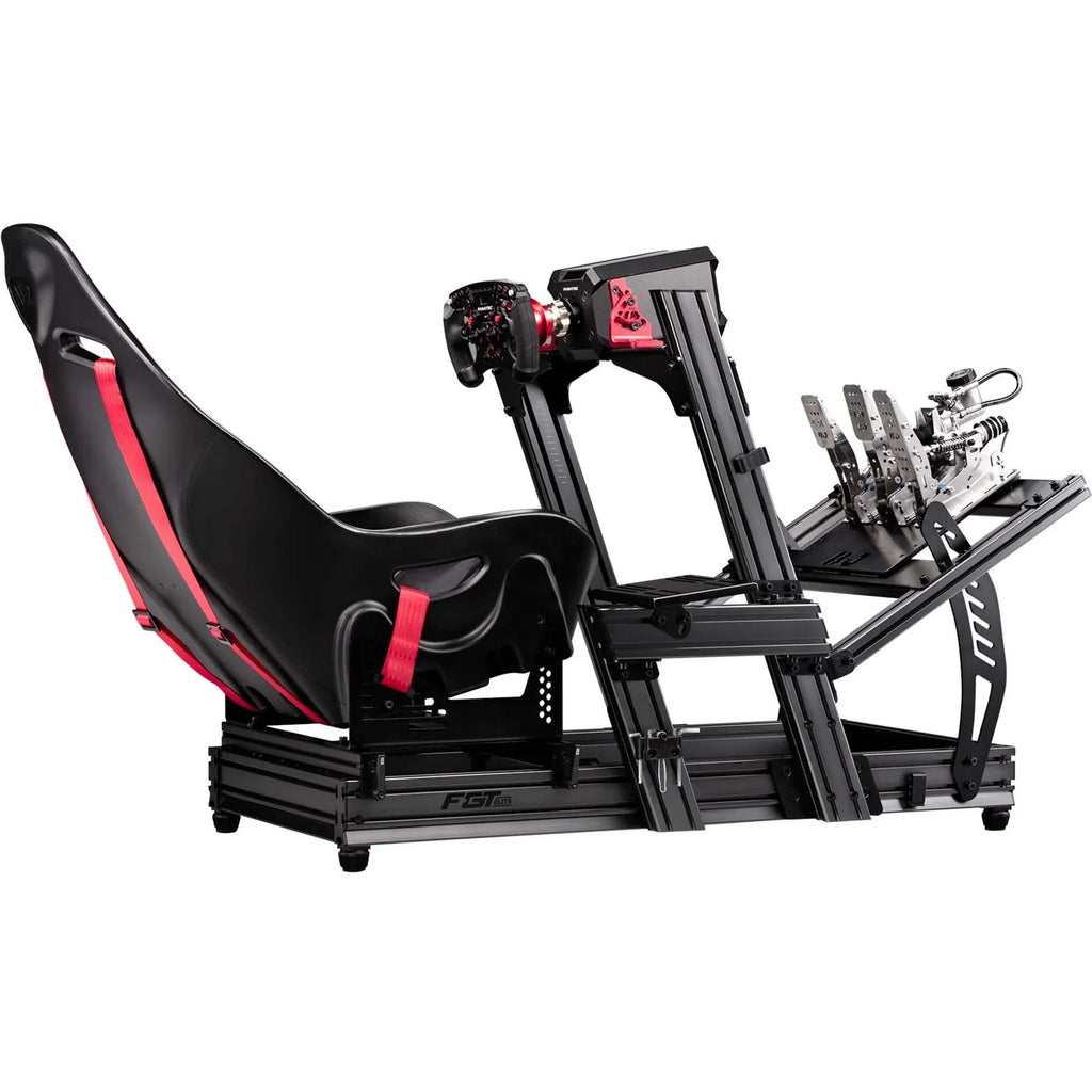 Next Level Racing ELITE DD Side & Front Mount Adaptor Carbon Grey & Red