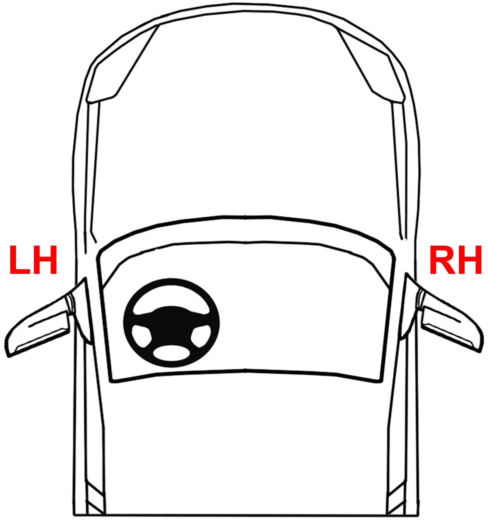 Mirror Matching With 2006-2008 Lexus RX400h 2007-2009 RX350 Left Driver Side Heated Paintable Kool-Vue