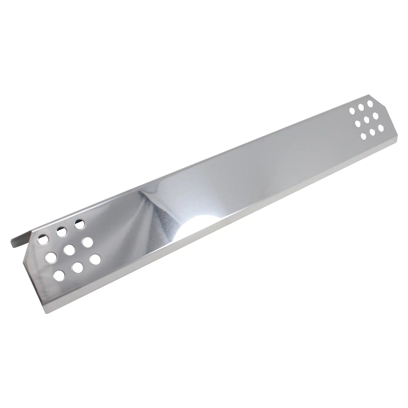 2-Pack BBQ Grill Heat Shield Plate Tent Replacement Parts for Jenn Air 720-0709B - Matching Barbeque Stainless Steel Flame Tamer, Flavorizer Bar, Vaporizer Bar, Burner Wrap 16 1/8"