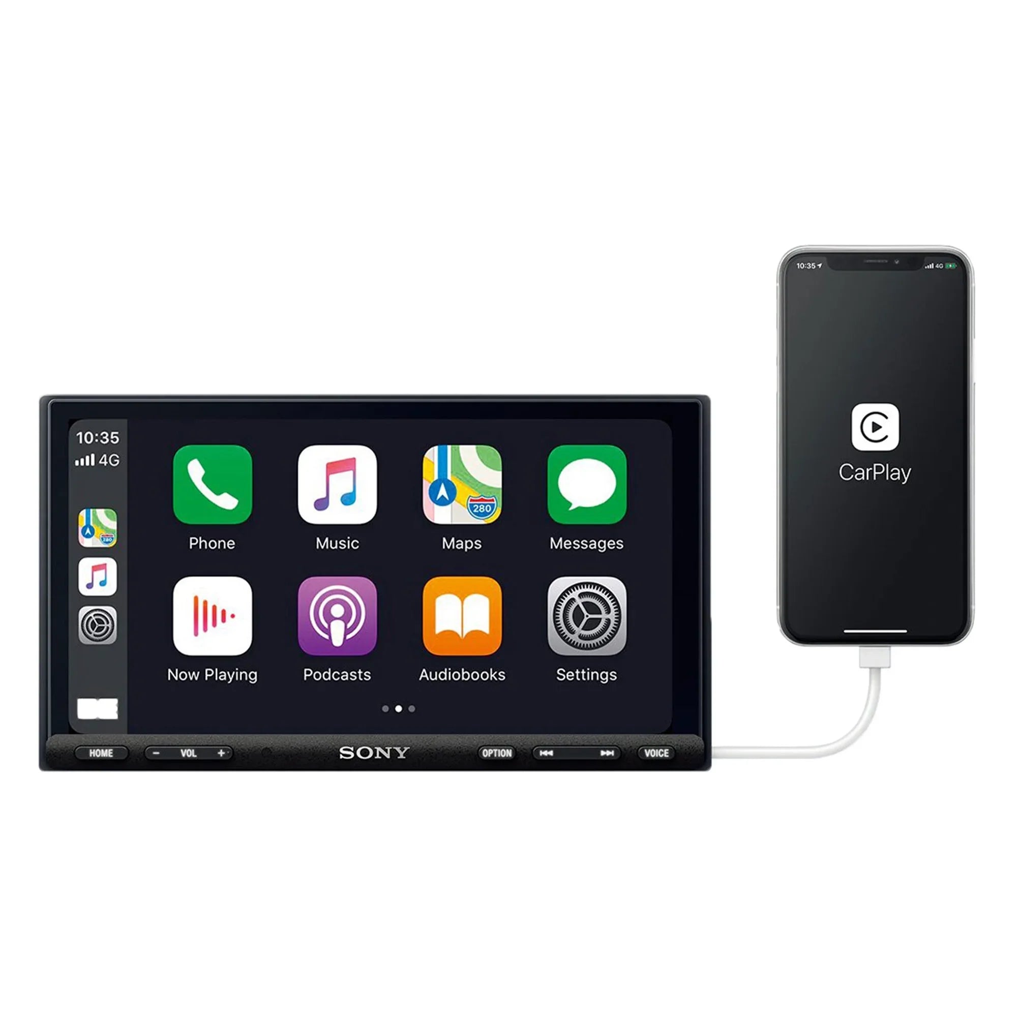Sony XAVAX7000 CarPlay Android Media Receiver w/SiriusXM SXV300V1 Tuner