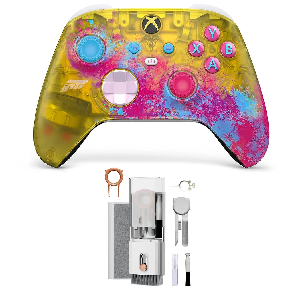 Xbox Wireless Controller Forza Horizon 5 Limited Edition For Xbox X|S, Xbox One, PCs with Cleaning Kit Bolt Axtion Like New