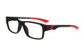 NEW DENALI Eyewear Matte Black & Red TREKKER Eyeglasses 54/17/145