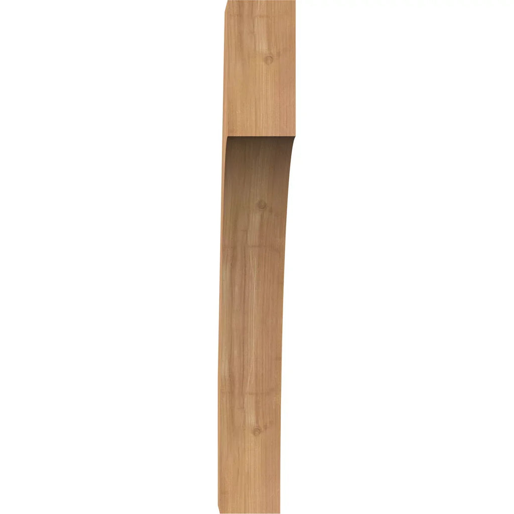 3 1/2"W x 20"D x 28"H Westlake Smooth Brace, Western Red Cedar