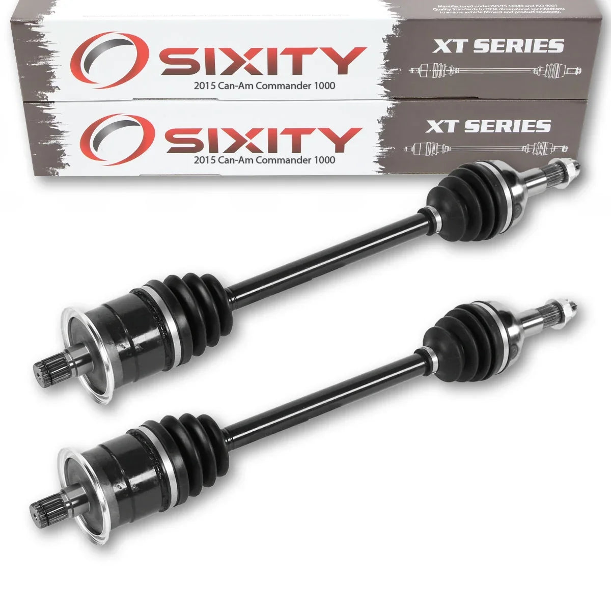 2 pc Sixity XT Rear Left Right Axle Suitable with Can-Am Commander 1000 2015 - MAX 1000 DPS XT 4X4