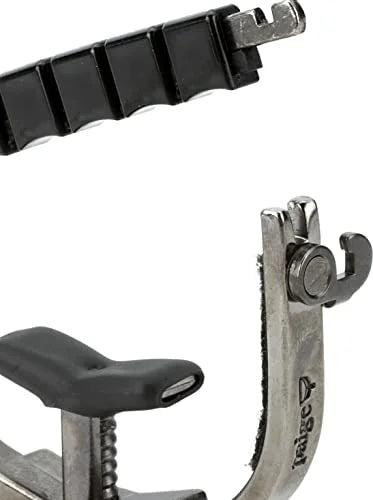 Made in the USA Paige Clik PC-6-W-ETI 6-string Wide Guitar Capo Made for Acoustic Guitars and Electric Guitars, Made for Wider Neck Guitars (Black Nickel)