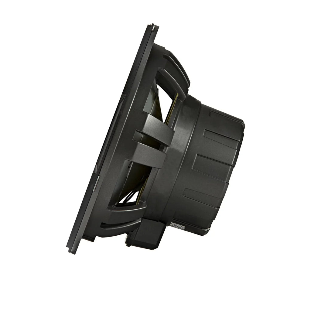 2 Kicker 45KMF104 10" Environment Subwoofers for Freeair Applications - 2 Kicker 45KMG10W 10" LED Grilles (Charcoal)