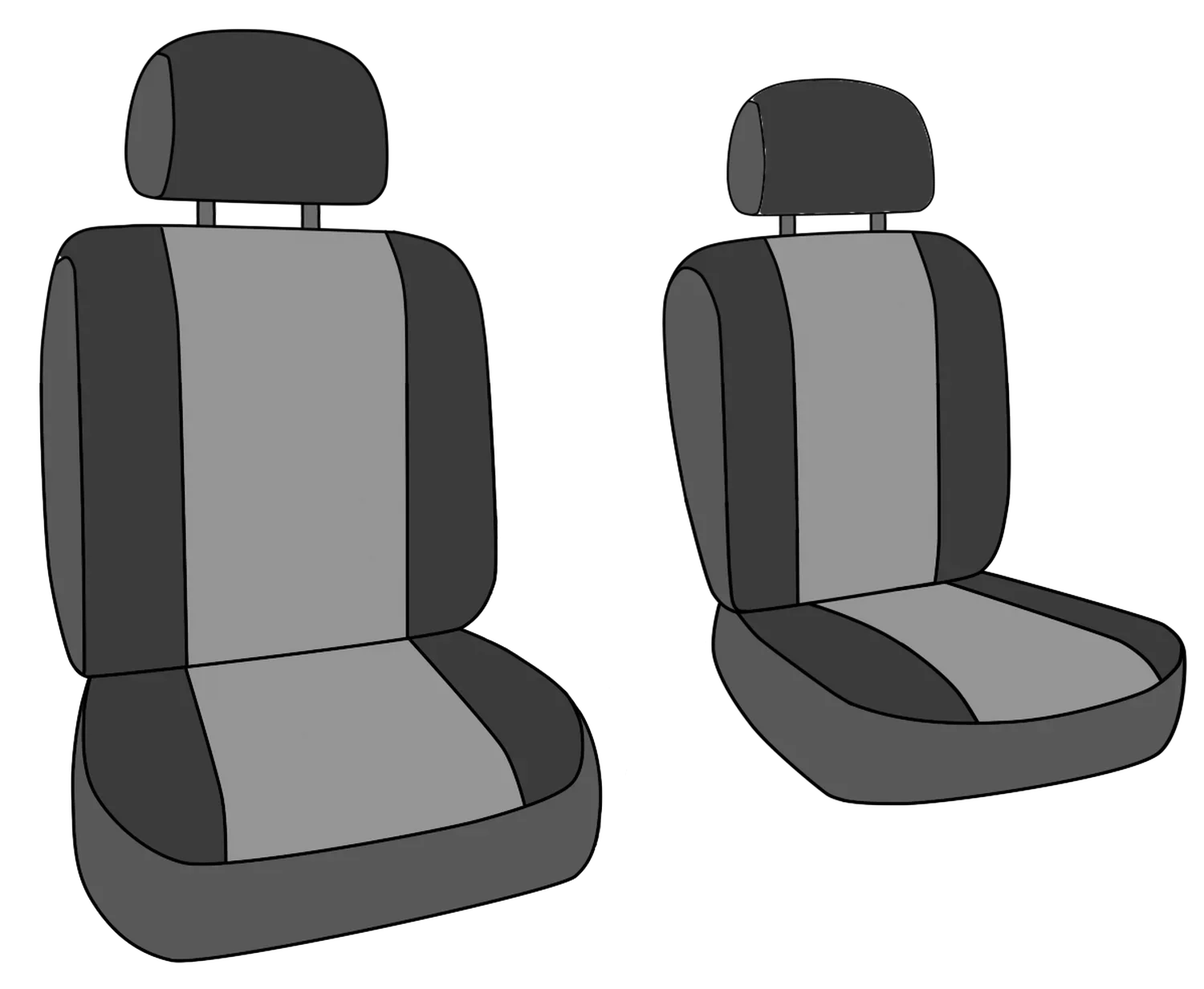 CalTrend Front TRUETIMBER Seat Wrap for 1994-1997 Toyota Land Cruiser - TY166-72KA BLAZE Insert and Trim