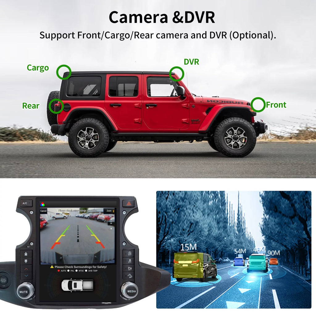 Linkswell Gen5 T-style 12.1 inch Car SirusXm Radio Stereo for Jeep Wrangler Gladiator 2018-2021 Touch Screen Car Navigator Android Truck Replacement GPS radio 4G+64G Apple Carplay Auto