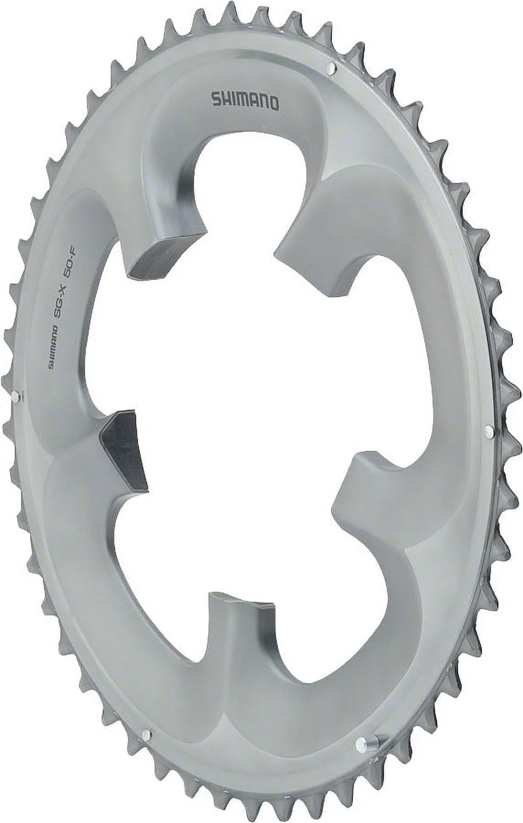 Shimano Ultegra 6700/6750 10-Speed Chainring - Silver Tooth Count: 50 Chainring BCD: 110