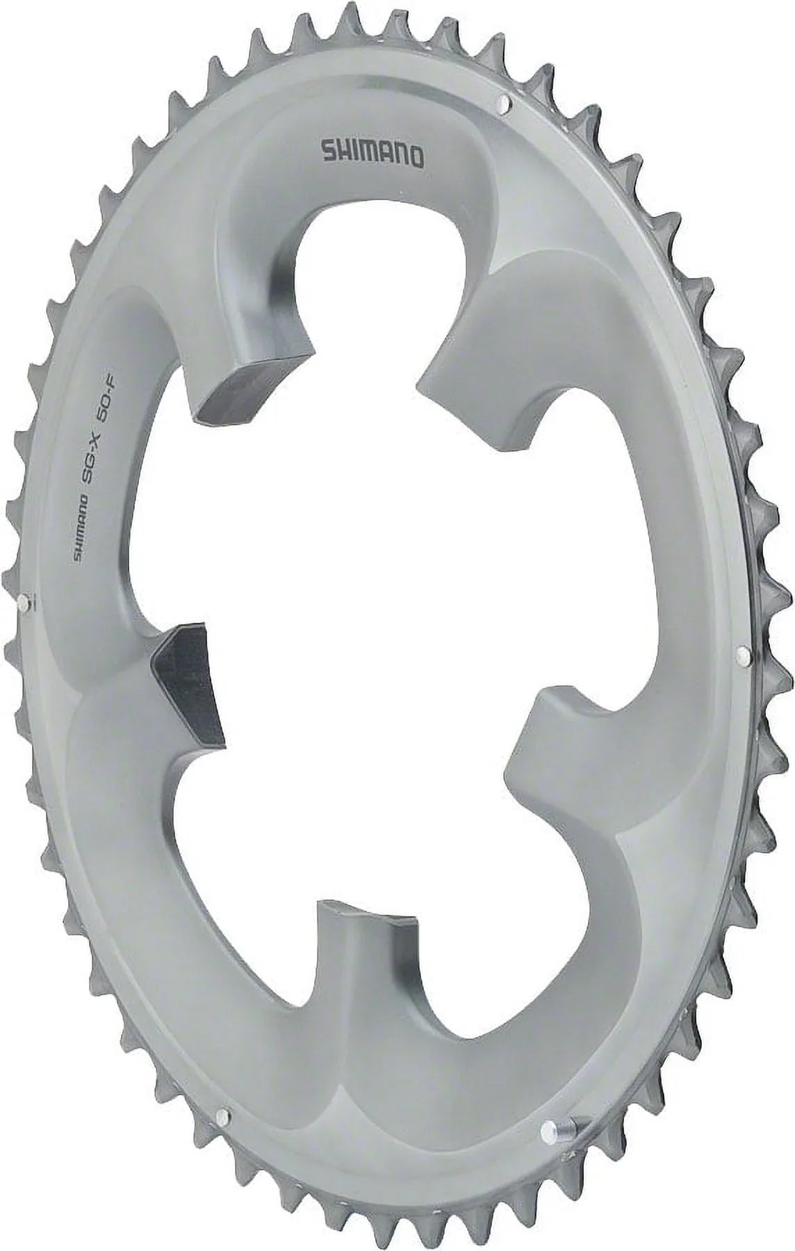 Shimano Ultegra 6700/6750 10-Speed Chainring - Silver Tooth Count: 50 Chainring BCD: 110