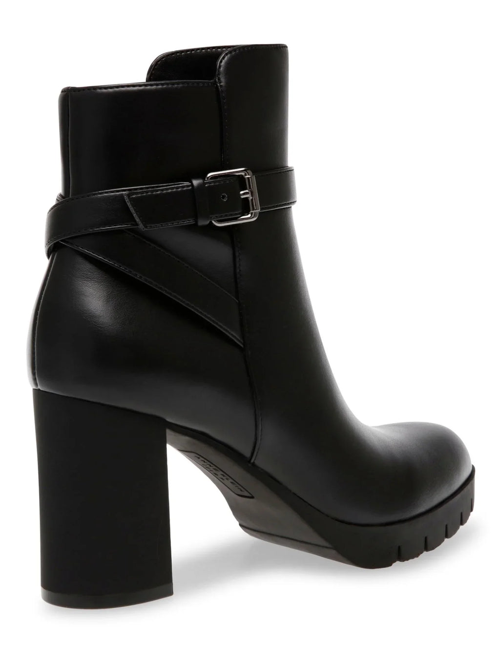 ANNE KLEIN Womens Black Latch Accent Cushioned Heidi Round Toe Block Heel Zip-Up Dress Booties 6 M