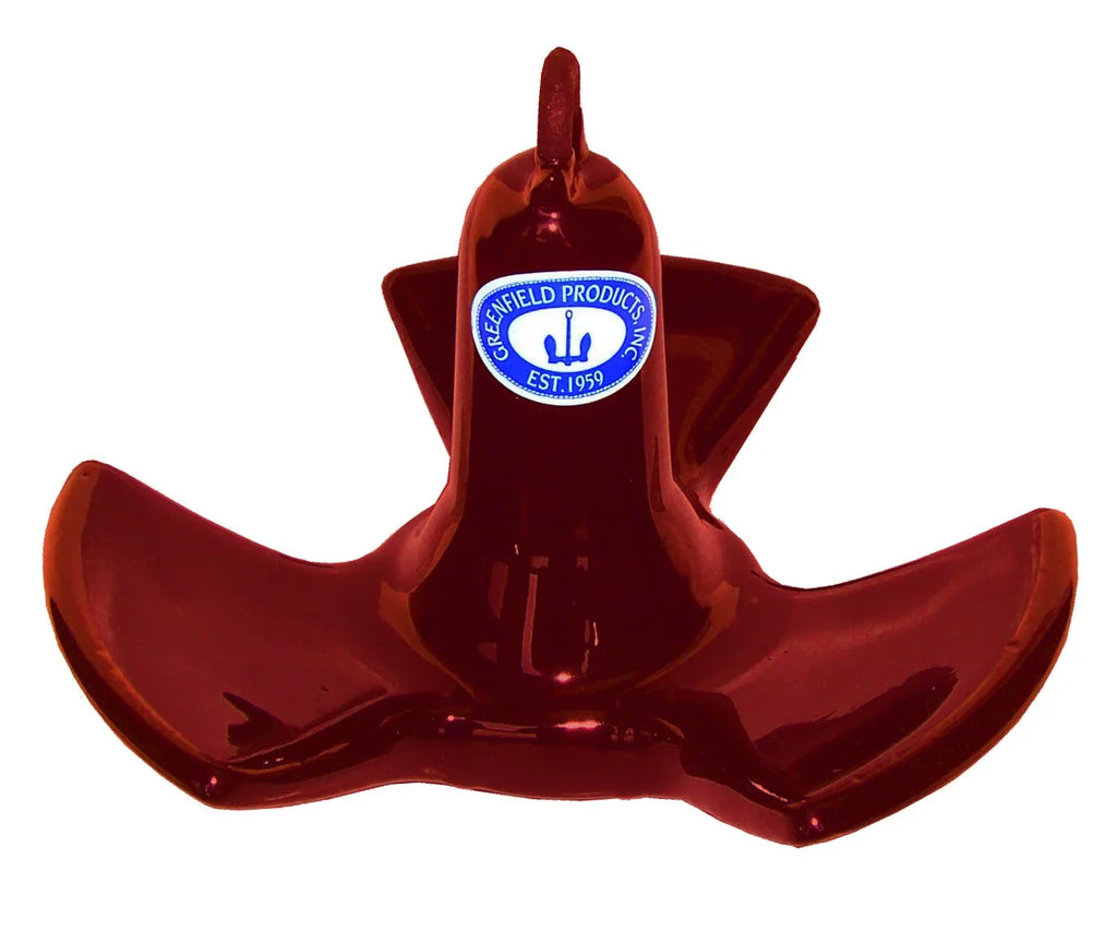 Greenfield Products 520-RD 20 lbs Vinyl Coated River Anchor - Red