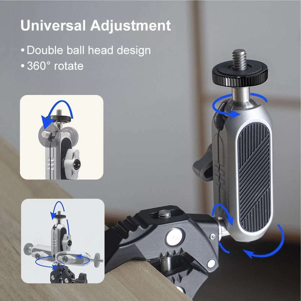 ammoon AKASO DJI Suitable Camera Mounts Clamp Mount Handlebar Adapter Mount