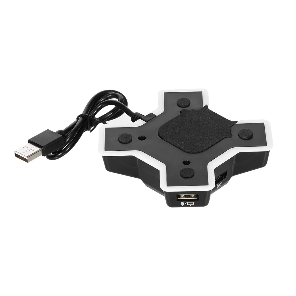 Andoer KX Adapter USB Mobile Gaming Keyboard and Mouse Converter Plug and Play Replacement for N Switch/Xbox One/ / PS3 Black