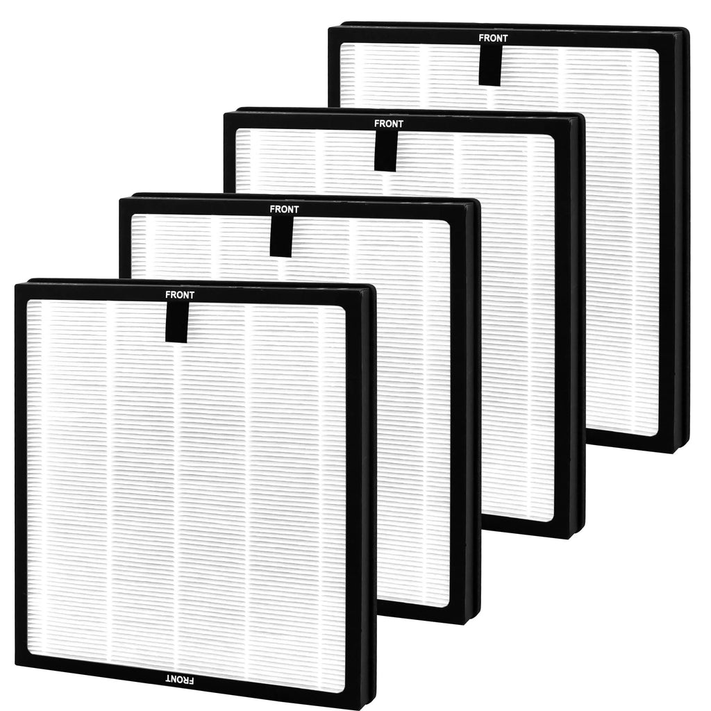 AMI PARTS HY4866 Replacement Filter of Air Purifier for H13 Ture HEPA Filter Air Purifier, 4 Packs