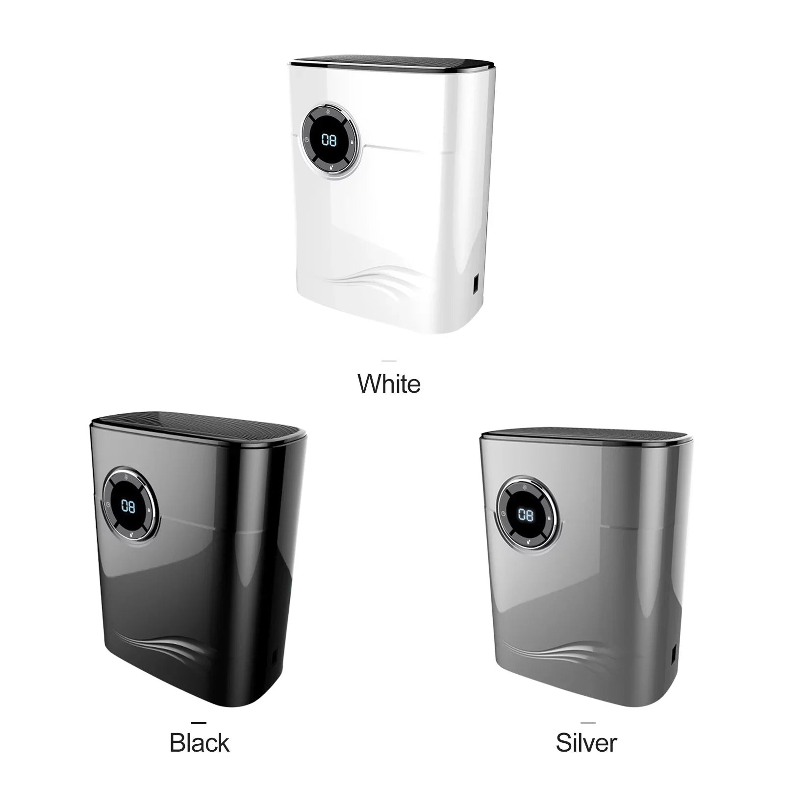 1200mL Dehumidifier to 215 Sq. Ft Portable Small Dehumidifier Auto-off Protection Humidity Control for Home Basements Bedroom Garage Wardrobe RV