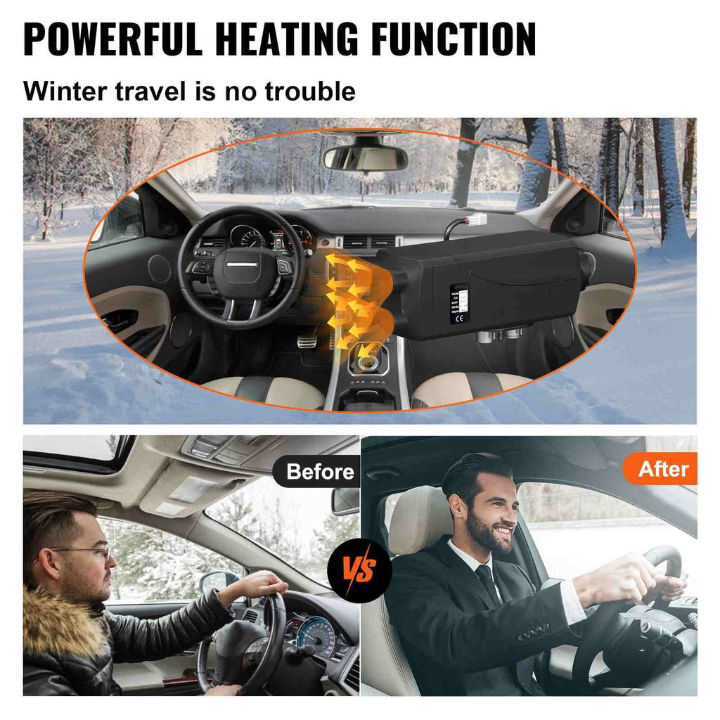 BENTISM 8KW 12V Diesel Air Heater LCD Thermostat 8000W For Trucks Ship Car Trailer