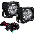 Vision X Lighting CG2-OPM310KIT 3.0 in. Square 3 LED Cannon CG2 Lights - Pack of 2