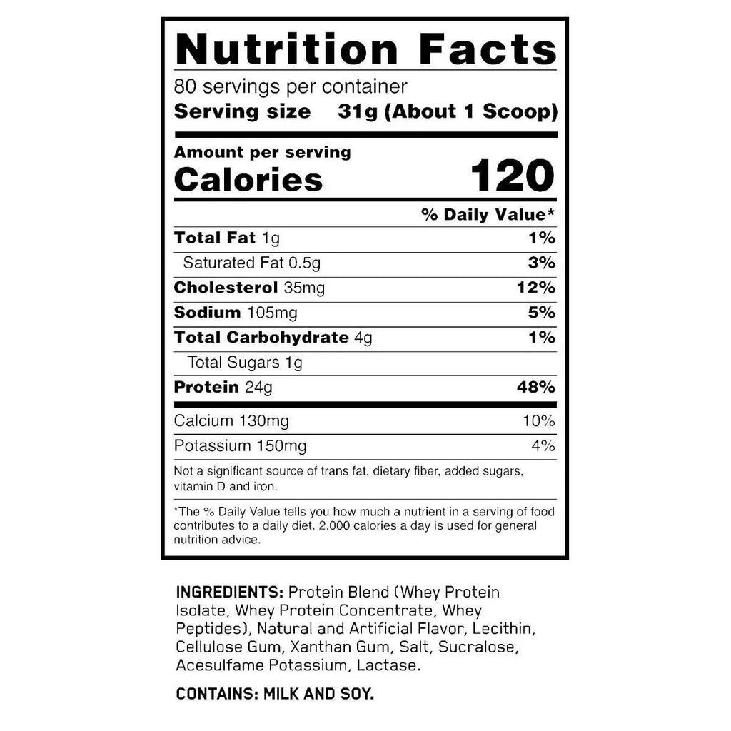 Optimum Nutrition Gold Standard 100% Whey Protein Vanilla Ice Cream 80 Servings