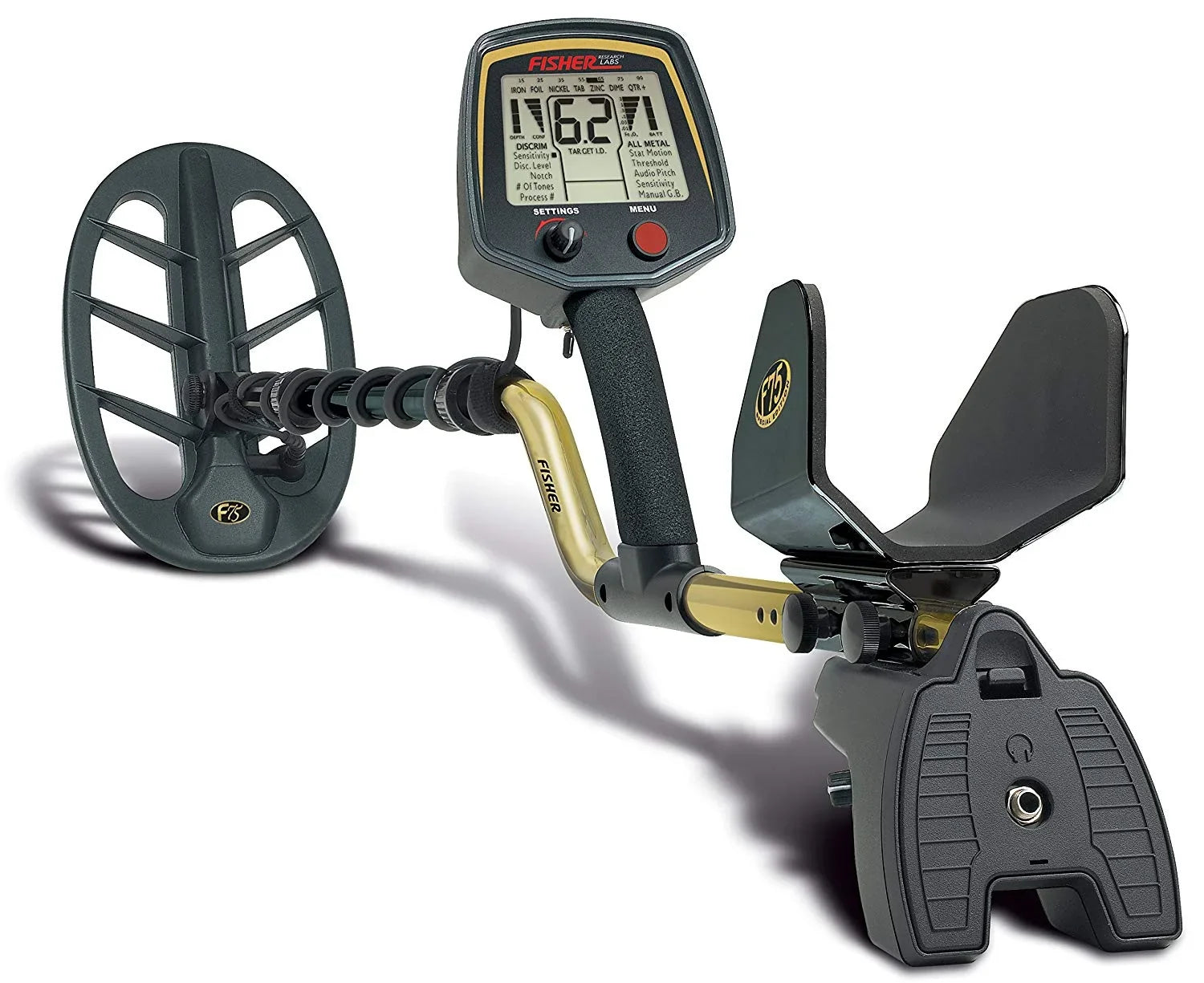 Fisher Research Labs F75 Advanced Visual and Audio Target ID Metal Detector