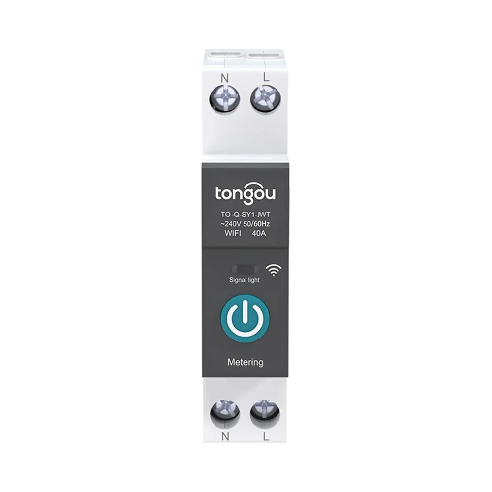 Smart Home Wireless Switch With Metering Function Smart Wifi Circuit Breaker Can Remotely Control Home Switch