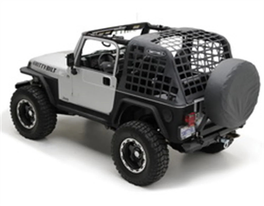 Smittybilt 571035 Cargo Restraint System - Black Diamond Fits select: 2015-2018 JEEP WRANGLER UNLIMITED, 2012-2014 JEEP WRANGLER