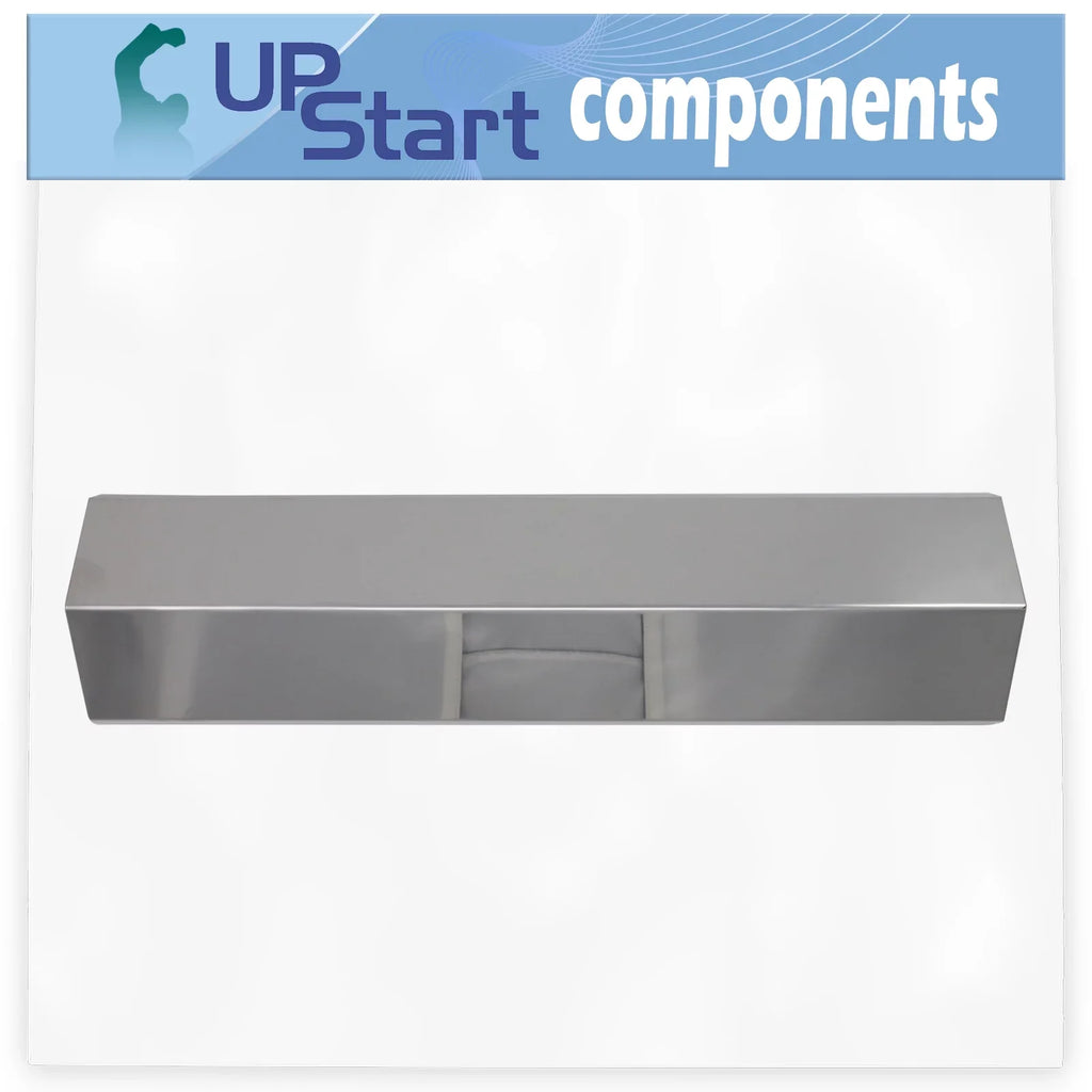 2-Pack BBQ Grill Heat Shield Plate Tent Replacement Parts for Charmglow 810-8410-F - Matching Barbeque Stainless Steel Flame Tamer, Guard, Deflector, Flavorizer Bar, Vaporizer Bar, Burner Coating 15"