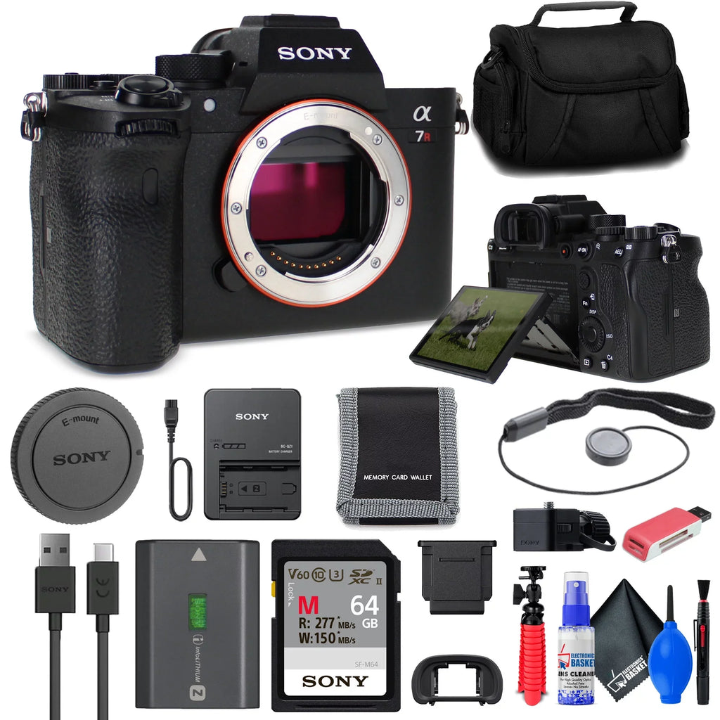 Sony a7 IV Mirrorless Camera + Sony FE 24-70mm Lens + 64GB Card + More