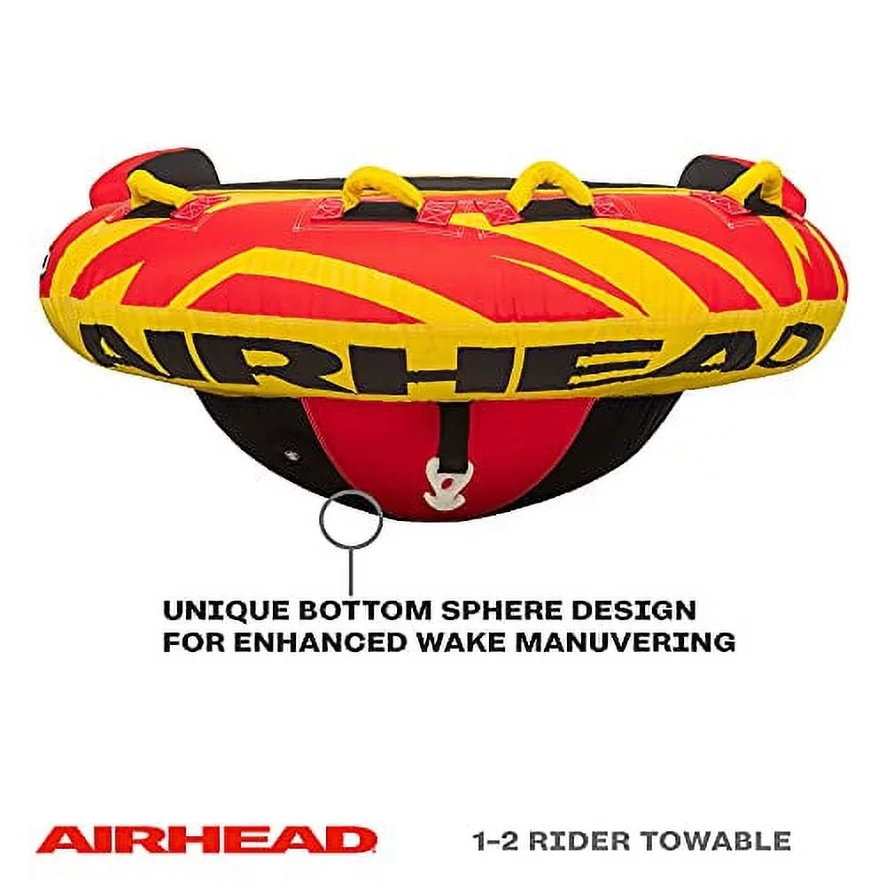 Airhead Oddball 2 | 1-2 Rider Towable Tube for Vessel