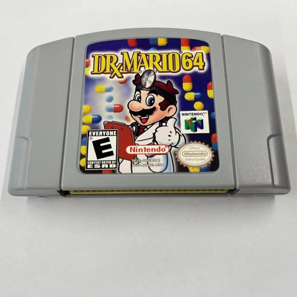 Dr. Mario 64 Video Game Cassette Card for Nintendo N64 Console U.S.A. version -