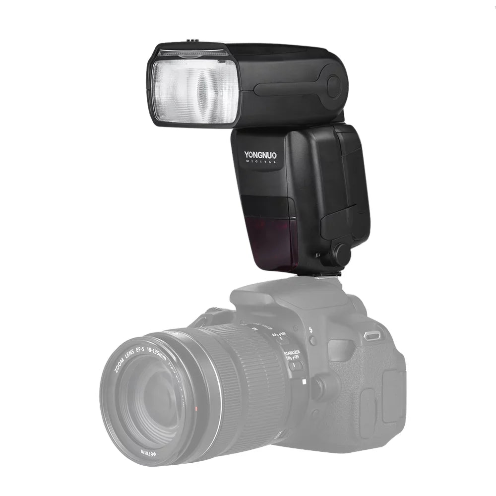 YONGNUO YONGNUO YN600EX RT II Professional Creative TTL Master Flash Speedlite 2.4G Wireless 1/8000s HSS GN60 Support Auto/ Manual Zooming for Canon Camera as 600EX RT YN6000 EX RT II