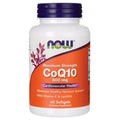 NOW Supplements, CoQ10 600 mg, Maximum Strength with Vitamin E & Lecithin, 60 Softgels