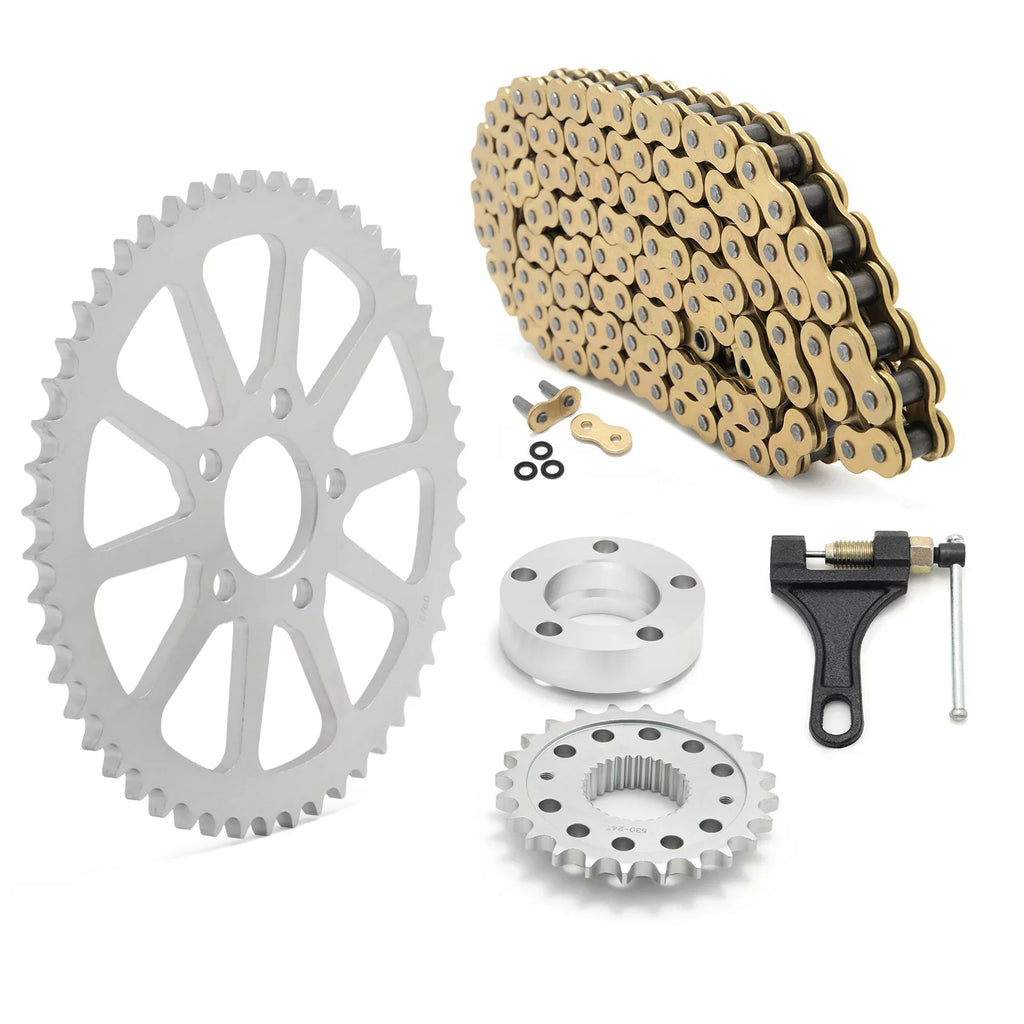Chain Drive Sprocket Conversion Kit for Harley Dyna Wide Glide FXDWG FXD