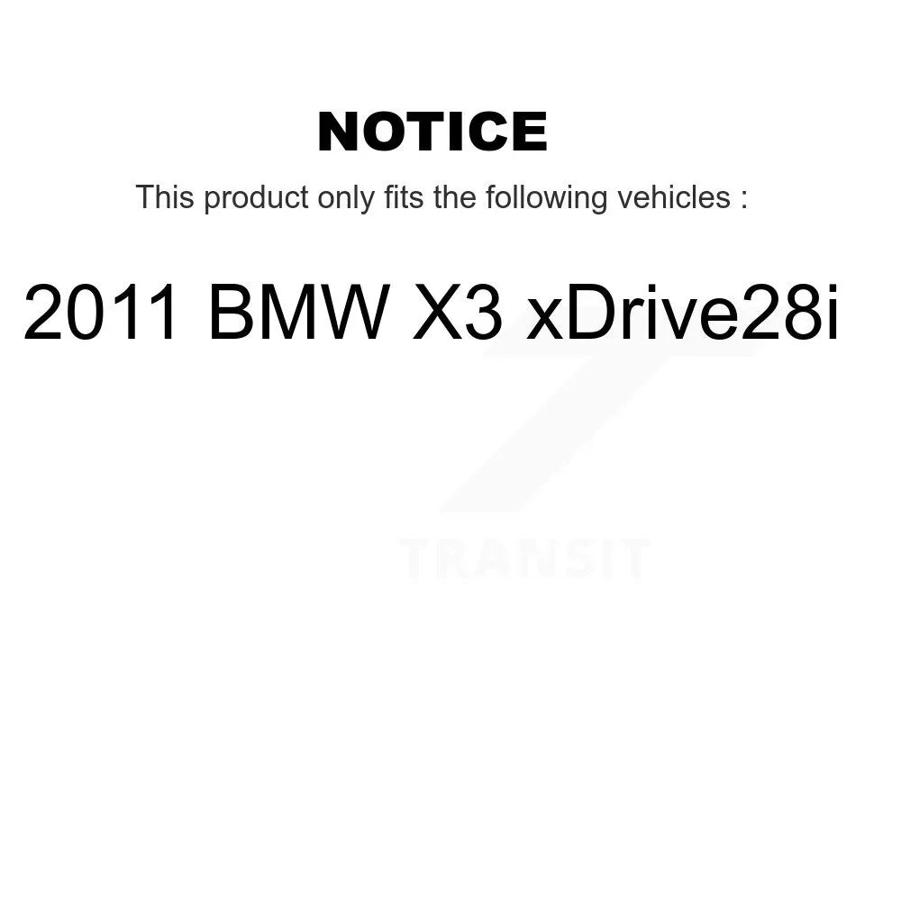 Transit Auto Front Semi-Metallic Disc Brake Pads Kit For 2011 BMW X3 xDrive28i KNN-100380