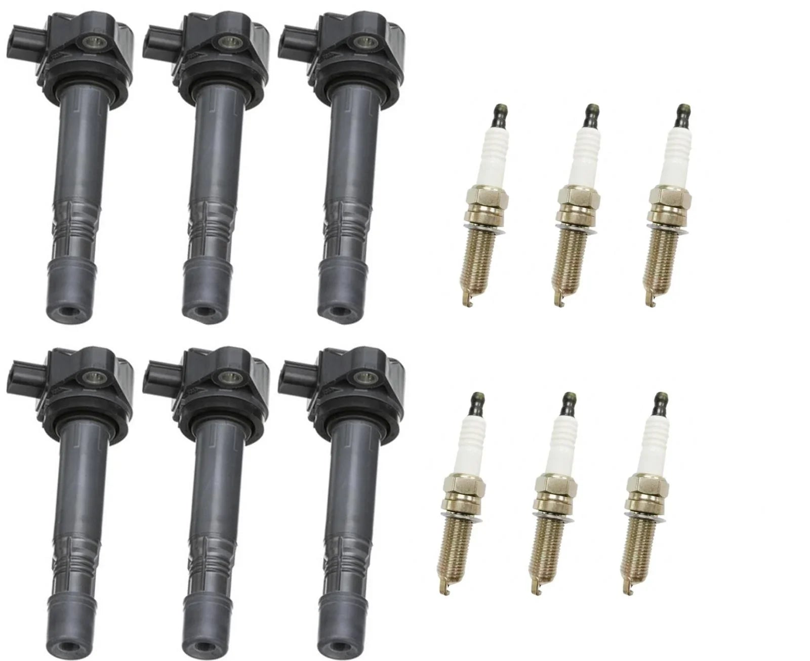 Ignition Coil & Platinum Spark Plugs Tune Up Kit For 2015-2020 Acura TLX 3.5L