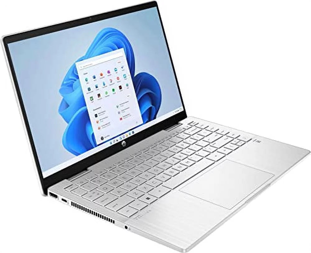 HP Pavilion X360 2-in-1 Laptop 2022, 14" FHD IPS Touchscreen Intel EVO Platform 12th Core i5-1235U Iris Xe Graphics 8GB DDR4 1TB SSD, Wi-Fi 6E Backlit KB, FP Reader, Windows 11 Pro, COU 32GB USB