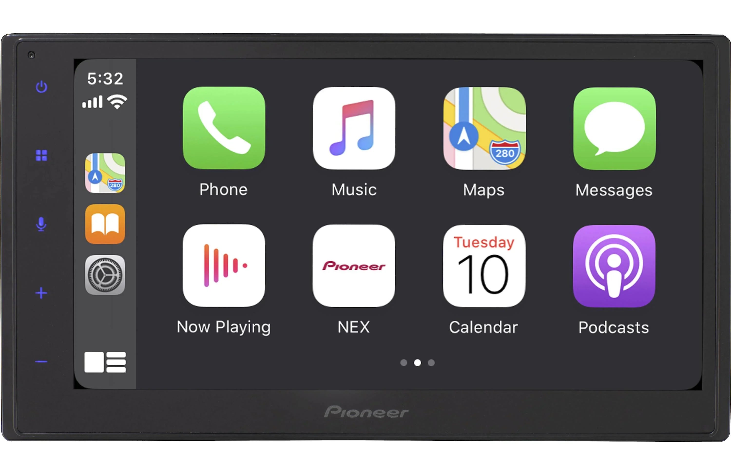 Pioneer DMH-1770NEX Double DIN Bluetooth 6.8" Mechless Digital Media Receiver + Camera