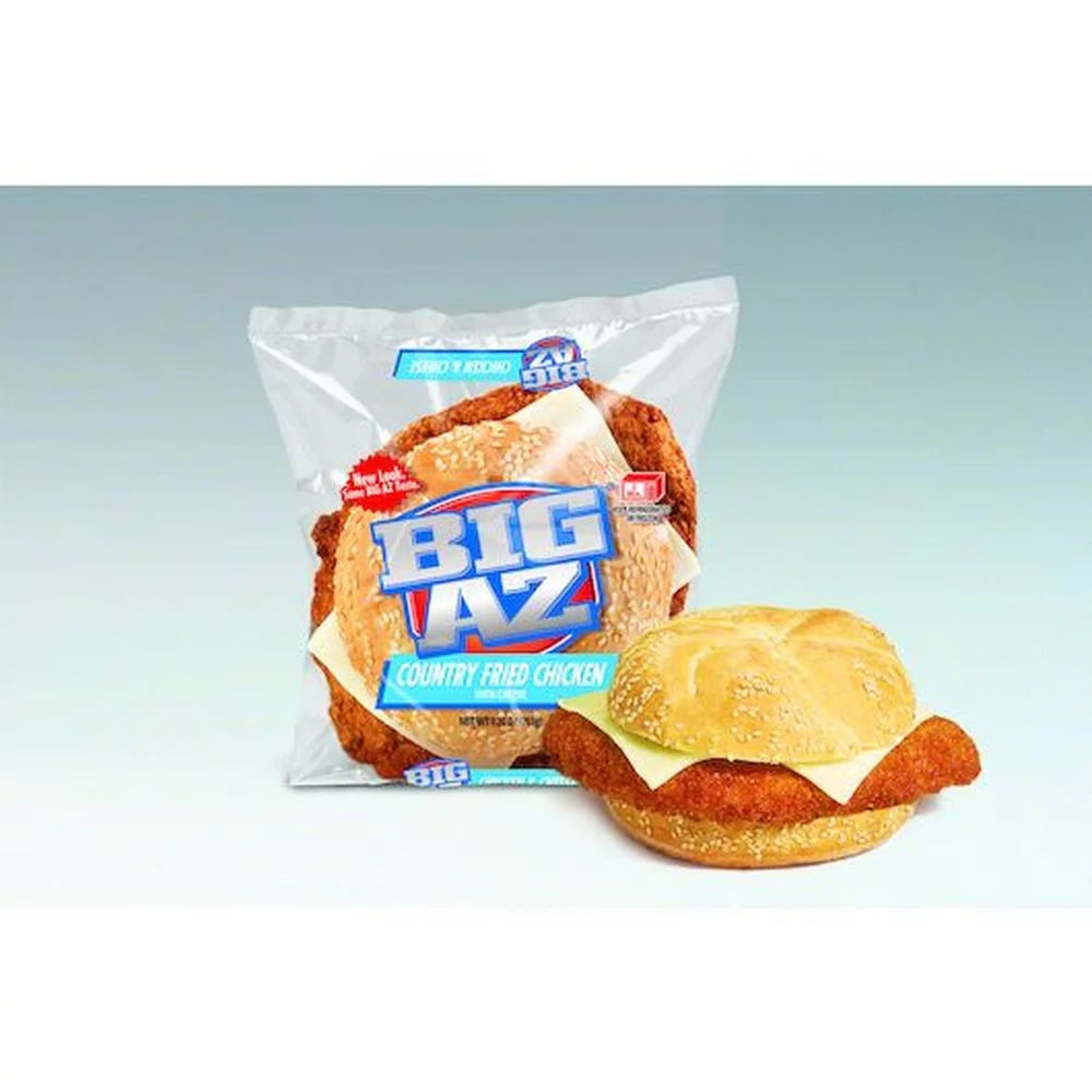 Advance Pierre Big Az Country Fried Chicken Sandwich with Cheese, 9.2 Ounce -- 8 per case