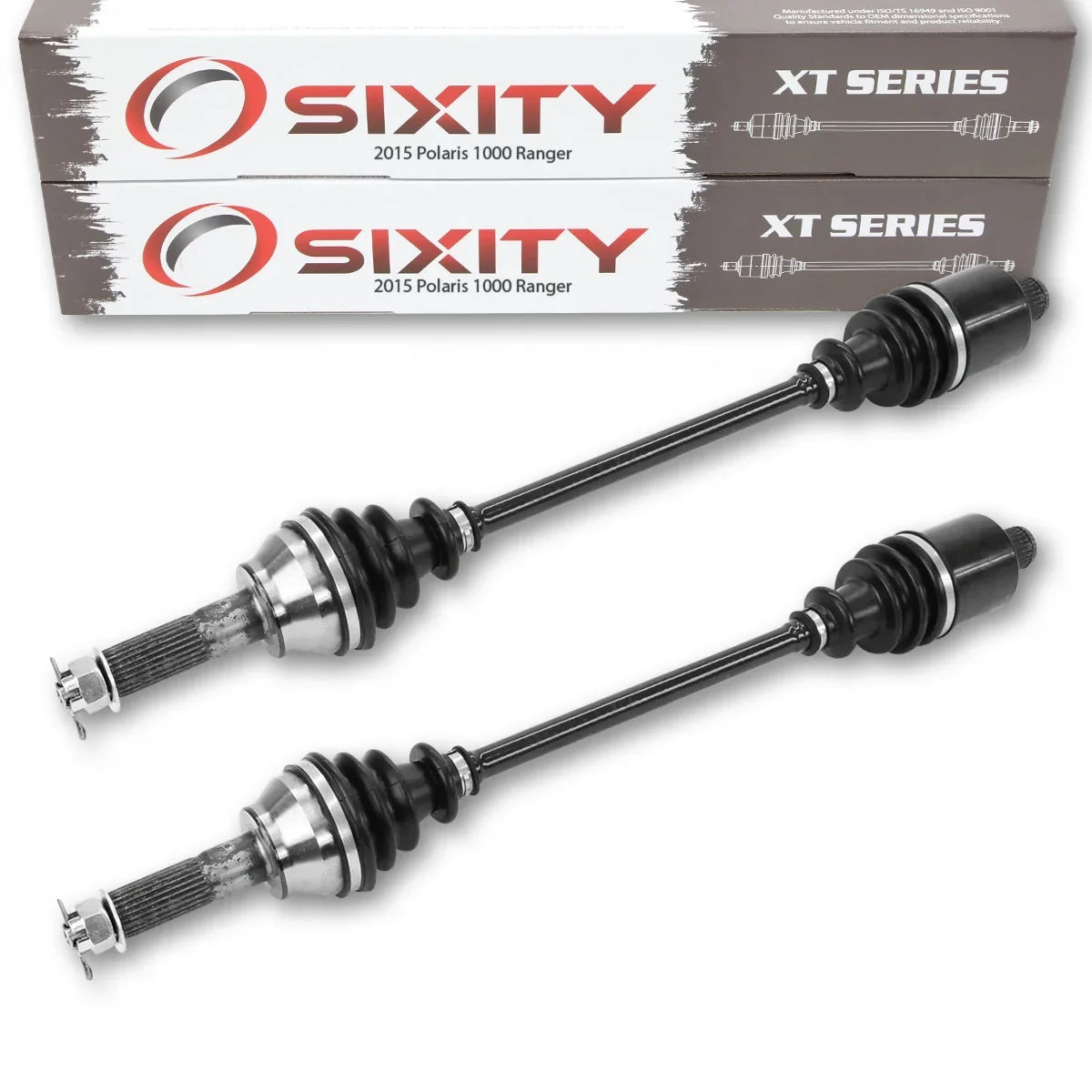 2 pc Sixity XT Rear Left Right Axle Fitting with Polaris Ranger 1000 2015 - R15RTAD1AA EA DIESEL 4X4