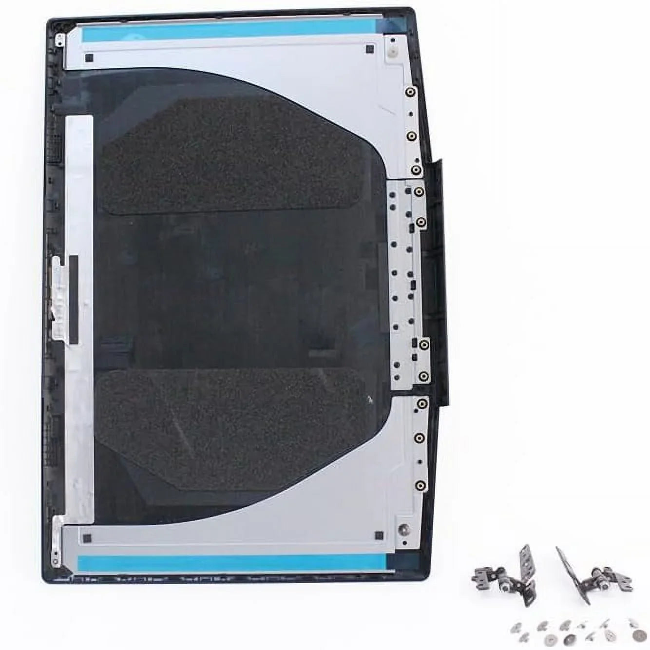 Ecl LCD Back Shield & Hinges & Screws Set Red Logo 0YGCNV for Dell Ins-piron Gaming G3 15 3500 G3 15 3590 Black Top
