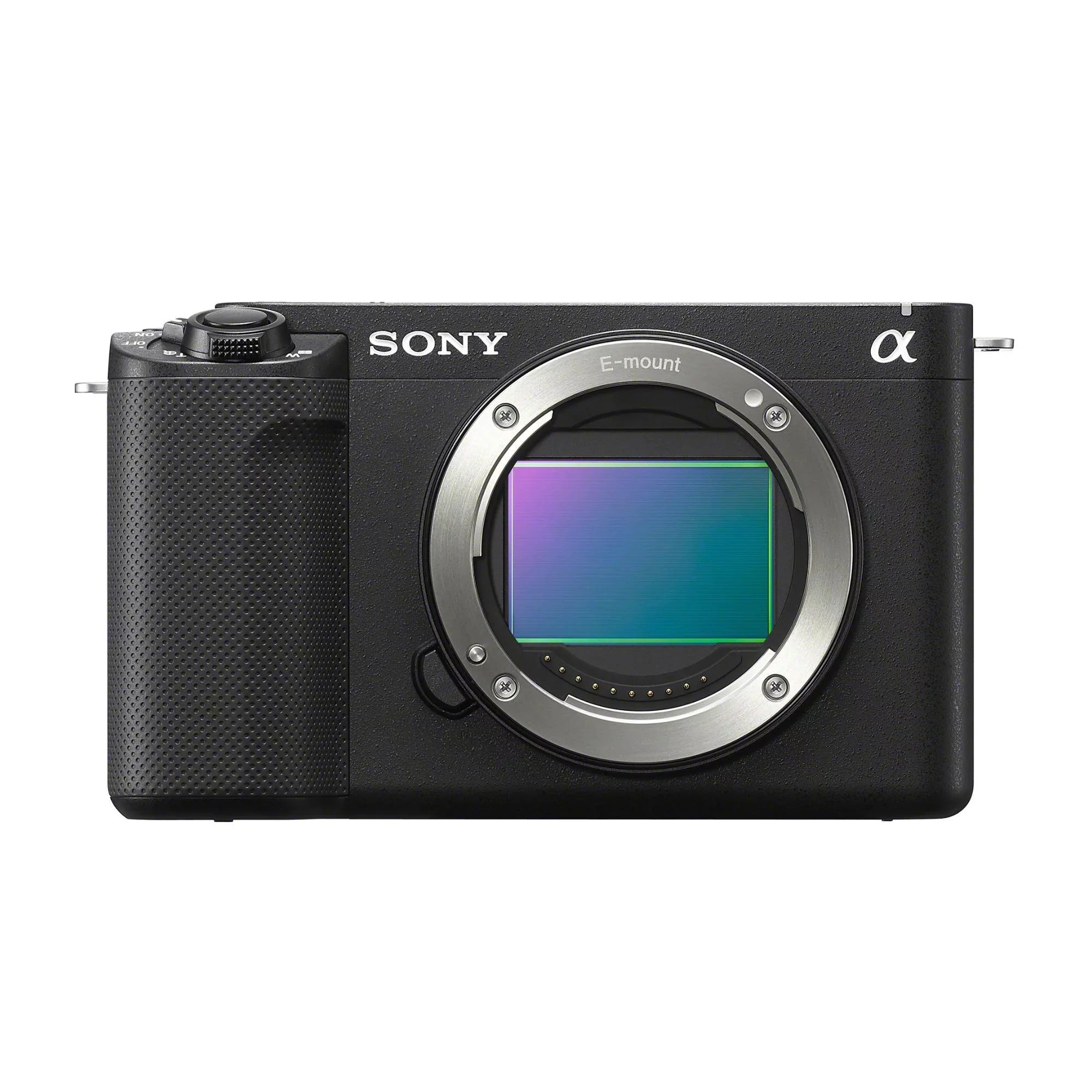 Sony Alpha ZV-E1 Mirrorless Camera with 50mm Lens, Grip, and Mic (Black) Kit