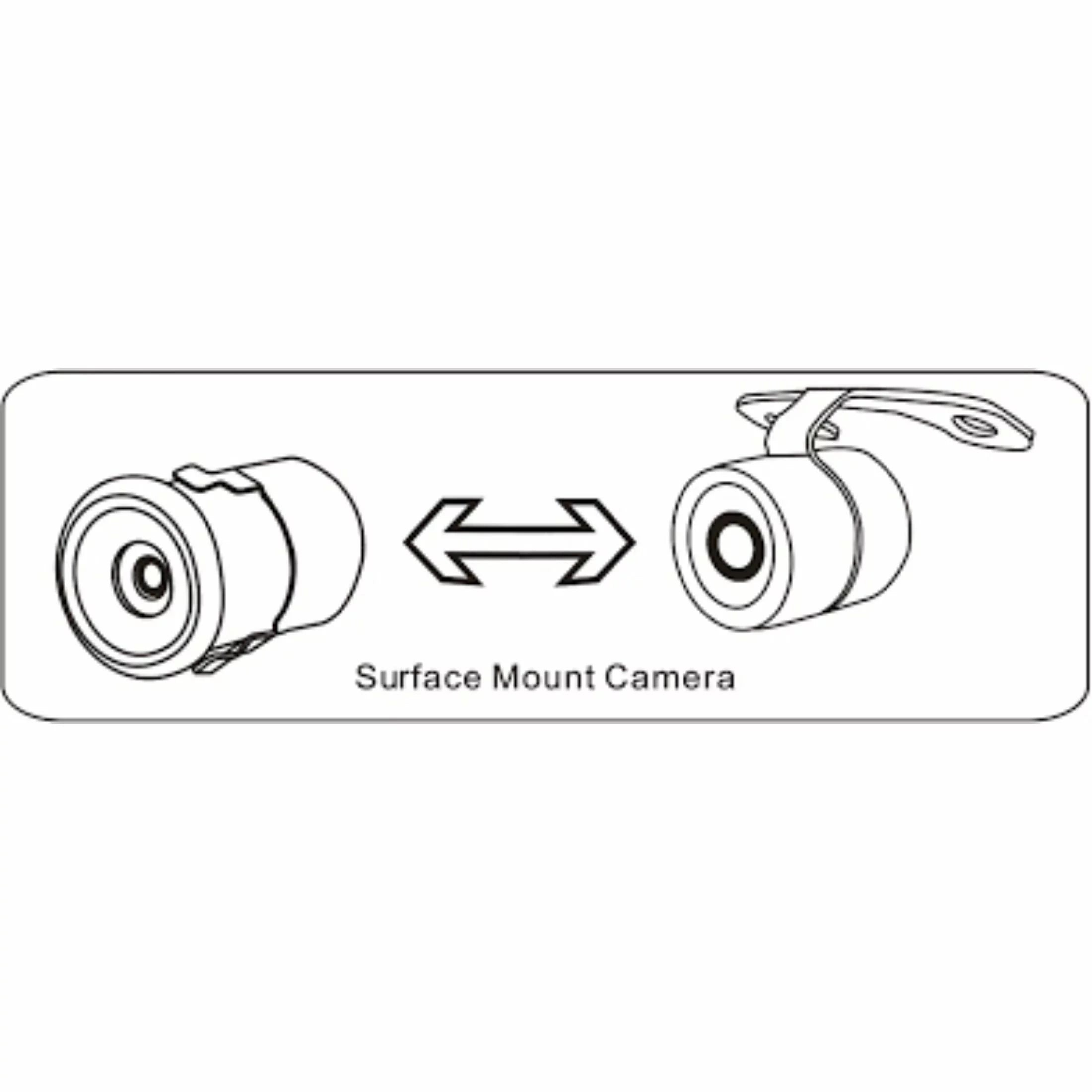 Rydeen CMOS IV Surface Mount Convertible Key Hole Camera with Night Vision