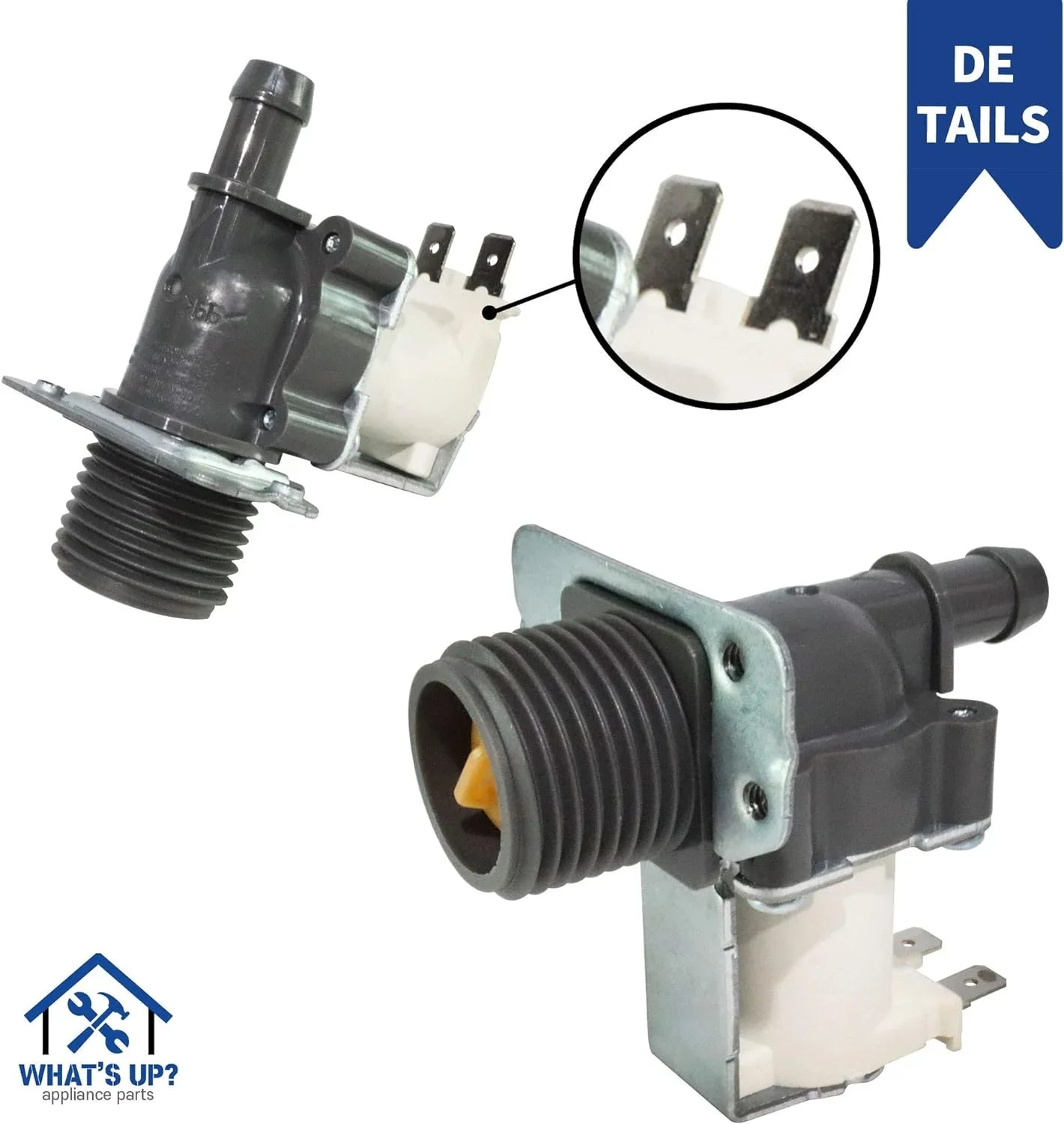 What's Up? 5220FR2006H Washing Machine Valve for LG Washers Replaces PS3527427 1268123 5220FR2006L 5220FR2006Q AP4441935
