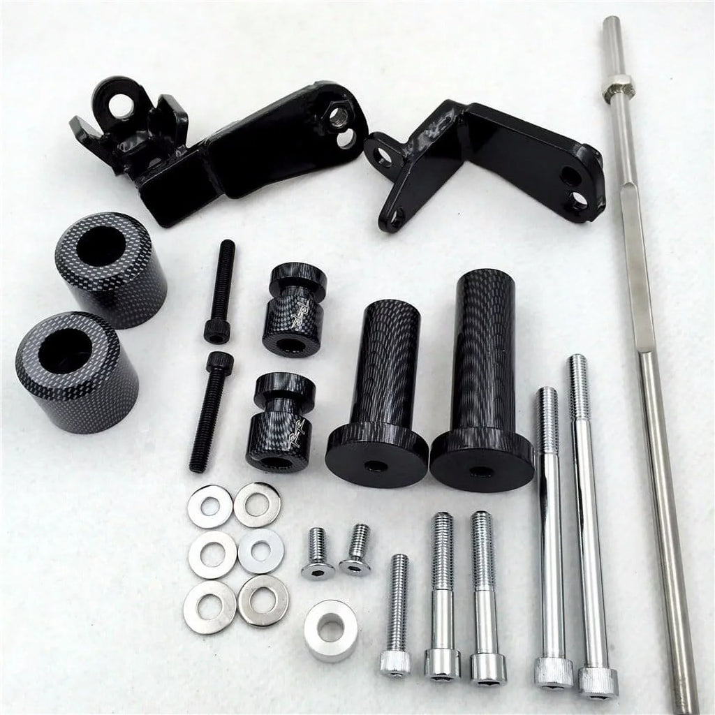 HTT-MOTOR Carbon Swingarm Spools Frame Slider for 99-07 Suzuki Hayabusa GSX 1300R GSXR1300