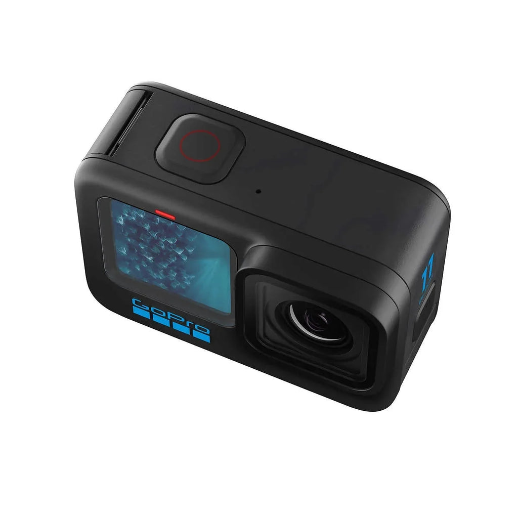 GoPro HERO11 Black Action Camera 5.3K, 27MP - Bundle - Includes: Shorty Hand Grip, Spare Enduro Battery (2 total), Compact Case, 64GB microSD