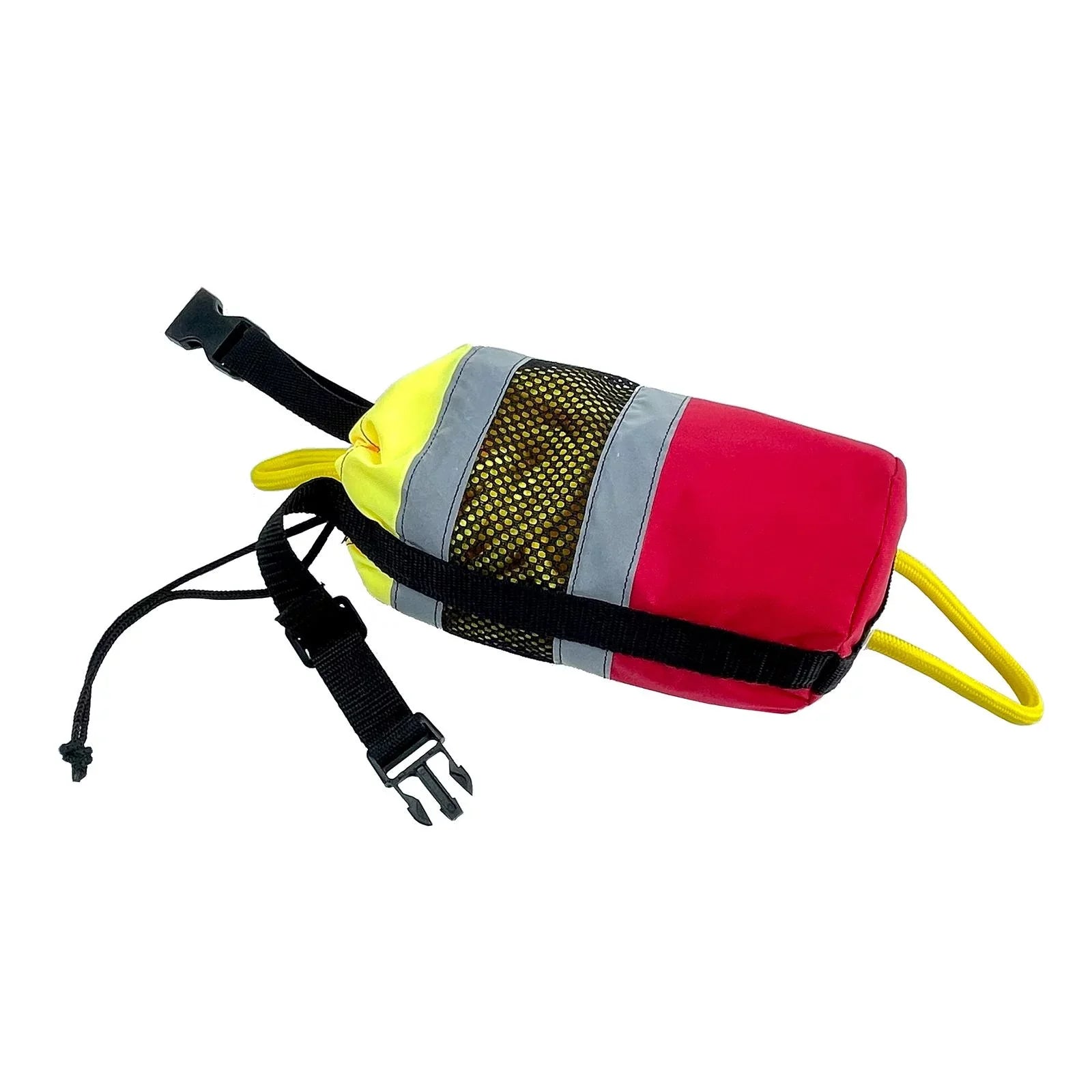 Throwable Throw Bag Flotation Device Reflective Throw Rope Portable 21M Watercraft Throw Bag for Fishing Water Sports Rafting Kayak