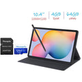 Samsung Galaxy Tab S6 Lite 10.4'' WiFi Tablet Bundle, 4GB RAM, 64GB Storage, Bluetooth, Android 10, S Pen, Tablet Coating with Mazepoly Accessories