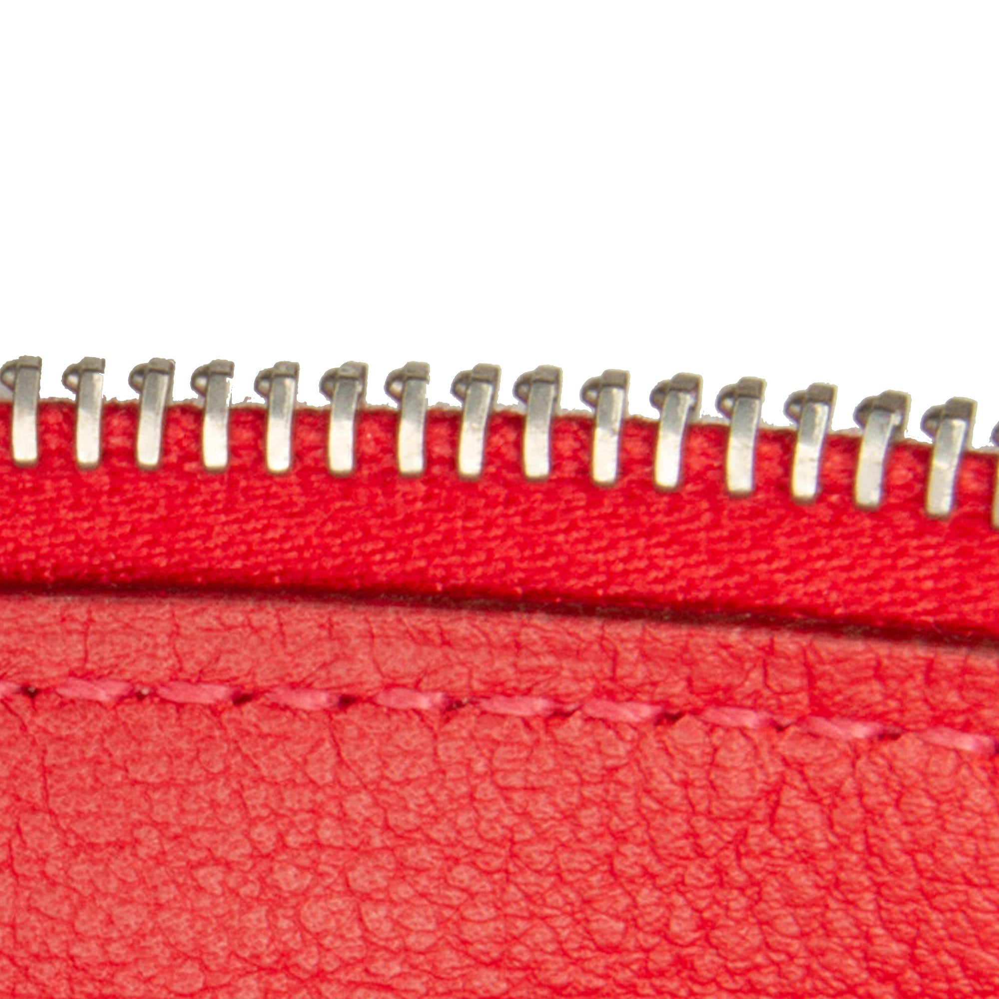 Pre-Owned Authenticated Hermès Swift Jige Duo Wallet Calf Leather Red Long Wallets Unisex (Good)