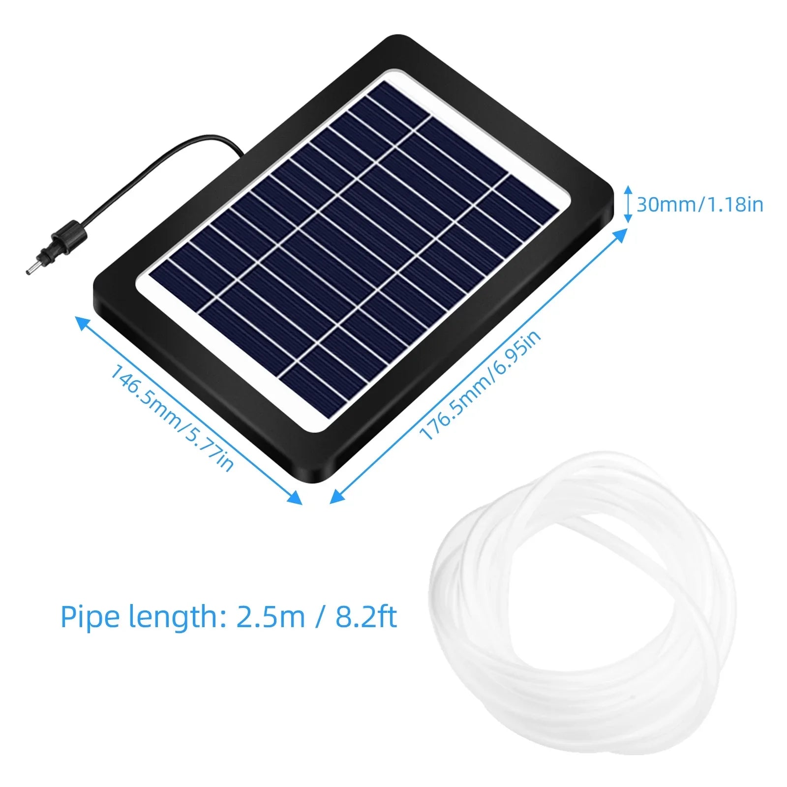 moobody Solar Powered Pond Aerator with Air Pump, 3 Modes 4W, Perfect for Oxygenation in Pond Stock Fishing Hydroponics