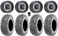 MetalFX Delta 15" Wheels Black 30" Apache Tires Polaris RZR XP 1000 / PRO XP / Ranger XP 900/1000